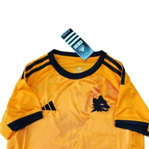 AS Roma Niños Conjunto 2025 2026 Segunda Naranja - Tuta AS Roma Niños | escamisetasfutbol