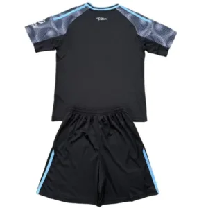 Aston Villa Niños Conjunto 2025 2026 Segunda Negro - Tuta Aston Villa Niños | escamisetasfutbol
