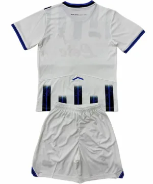 Atalanta BC Niños Conjunto 2025 2026 Segunda Blanco - Atalanta BC Niños Barata | escamisetasfutbol