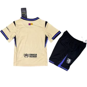FC Barcelona Niños Conjunto 2025 2026 Segunda Amarillo - Equipacion Fc Barcelona Niños | escamisetasfutbol