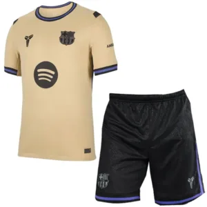 FC Barcelona Niños Conjunto 2025 2026 Segunda Amarillo - Equipacion Fc Barcelona Niños | escamisetasfutbol