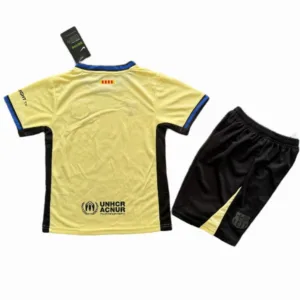 FC Barcelona Niños Conjunto 2025 2026 Segunda Amarillo - Equipacion Fc Barcelona Niños | escamisetasfutbol