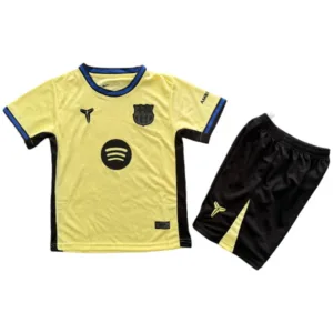 FC Barcelona Niños Conjunto 2025 2026 Segunda Amarillo - Equipacion Fc Barcelona Niños | escamisetasfutbol