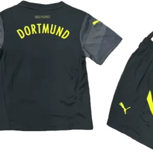 Borussia Dortmund Niños Conjunto 2024 2025 Segunda Negro - Tuta Borussia Dortmund Niños | escamisetasfutbol