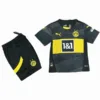 Borussia Dortmund Niños Conjunto 2024 2025 Segunda Negro - Tuta Borussia Dortmund Niños | escamisetasfutbol