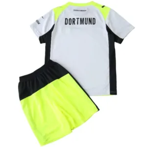 Borussia Dortmund Niños Conjunto 2025 2026 Segunda Amarillo - Borussia Dortmund Niños Barata | escamisetasfutbol