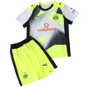 Borussia Dortmund Niños Conjunto 2025 2026 Segunda Amarillo - Borussia Dortmund Niños Barata | escamisetasfutbol