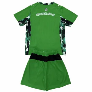 Borussia Mönchengladbach Niños Conjunto 2025 2026 Segunda Verde - Tuta Borussia Mönchengladbach Niños | escamisetasfutbol
