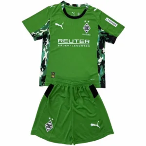 Borussia Mönchengladbach Niños Conjunto 2025 2026 Segunda Verde - Tuta Borussia Mönchengladbach Niños | escamisetasfutbol