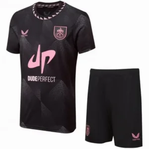 Burnley FC Niños Conjunto 2024 2025 Segunda Negro - Tuta Burnley FC Niños | escamisetasfutbol