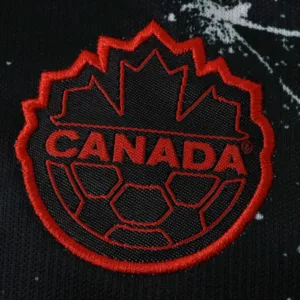 Canadá Niños Conjunto 2026 Segunda Negro - Canadá Niños Barata | escamisetasfutbol