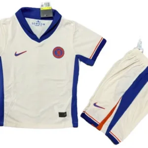 Chelsea Niños Conjunto 2024 2025 Segunda Blanco - Equipacion Chelsea Niños | escamisetasfutbol