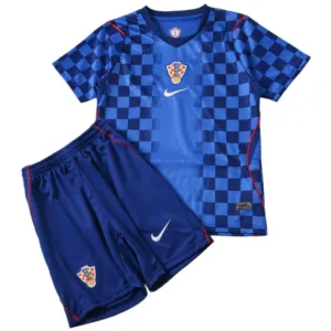 Croacia Niños Conjunto 2026 Segunda Azul - Croacia Niños Barata | escamisetasfutbol