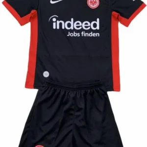 Eintracht Frankfurt Niños Conjunto 2024 2025 Segunda Negro - Tuta Eintracht Frankfurt Niños | escamisetasfutbol