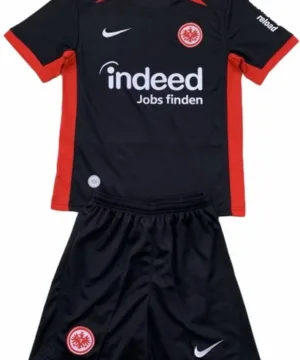 Eintracht Frankfurt Niños Conjunto 2024 2025 Segunda Negro - Tuta Eintracht Frankfurt Niños | escamisetasfutbol