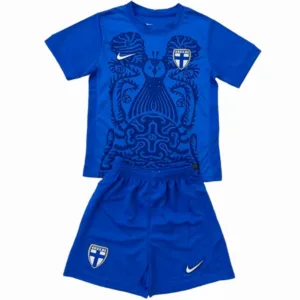 Finlandia Niños Conjunto 2026 Segunda Azul - Finlandia Niños Barata | escamisetasfutbol