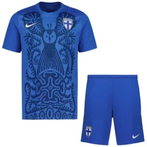 Finlandia Niños Conjunto 2026 Segunda Azul - Finlandia Niños Barata | escamisetasfutbol