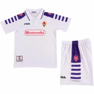 ACF Fiorentina Niños Conjunto 2000 Segunda Blanco - Tuta ACF Fiorentina Niños | escamisetasfutbol