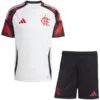 Flamengo Niños Conjunto 2025 2026 Segunda Blanco - Tuta Flamengo Niños | escamisetasfutbol