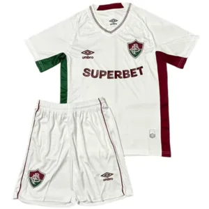 Fluminense Niños Conjunto 2025 2026 Segunda Blanco - Tuta Fluminense Niños | escamisetasfutbol