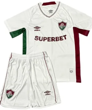 Fluminense Niños Conjunto 2025 2026 Segunda Blanco - Tuta Fluminense Niños | escamisetasfutbol