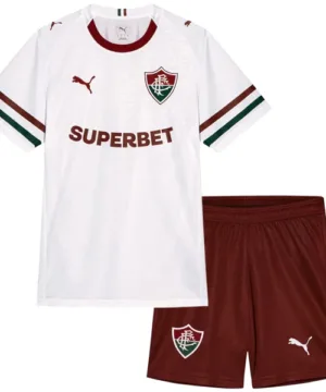 Fluminense Niños Conjunto 2026 2027 Segunda Blanco - Fluminense Niños Barata | escamisetasfutbol