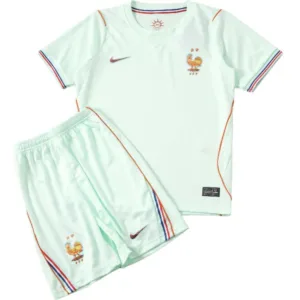 Francia Niños Conjunto 2026 Segunda Verde - Equipacion Francia Niños | escamisetasfutbol