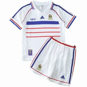 Francia Niños Conjunto Segunda Blanco - Equipacion Francia Niños | escamisetasfutbol