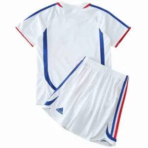 Francia Niños Conjunto 2006 Segunda Blanco - Equipacion Francia Niños | escamisetasfutbol