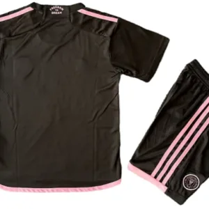 Inter Miami Niños Conjunto 2024 2025 Segunda Negro - Equipacion Inter Miami Niños | escamisetasfutbol