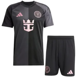 Inter Miami Niños Conjunto 2025 2026 Segunda Negro - Equipacion Inter Miami Niños | escamisetasfutbol