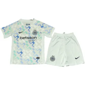 Inter Milán Niños Conjunto 2025 2026 Segunda Blanco - Equipacion Inter De Milan Niños | escamisetasfutbol