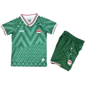 Irak Niños Conjunto 2026 Segunda Verde - Irak Niños Barata | escamisetasfutbol