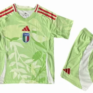 Italia Niños Conjunto 2025 Segunda Verde - Equipación Italia Niños | escamisetasfutbol