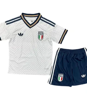Italia Niños Conjunto 2026 Segunda Blanco - Equipación Italia Niños | escamisetasfutbol