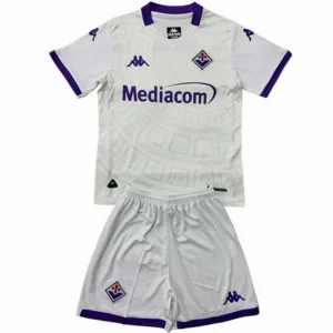 ACF Fiorentina Niños Conjunto 2025 2026 Segunda Blanco - ACF Fiorentina Niños Barata | escamisetasfutbol