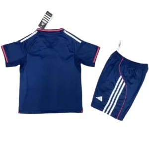 Lyon Niños Conjunto 2025 2026 Segunda Azul - Tuta Lyon Niños | escamisetasfutbol