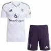 Manchester United Niños Conjunto 2025 2026 Segunda Blanco - Equipacion Manchester United Niños | escamisetasfutbol