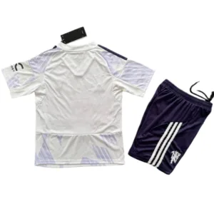 Manchester United Niños Conjunto 2025 2026 Segunda Blanco - Equipacion Manchester United Niños | escamisetasfutbol