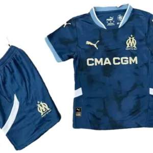 Marsella Niños Conjunto 2024 2025 Segunda Azul - Tuta Marsella Niños | escamisetasfutbol