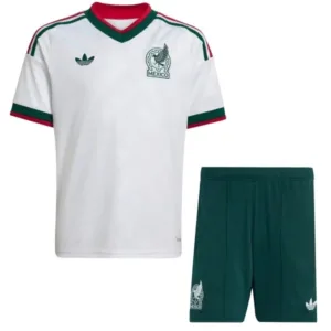 México Niños Conjunto 2026 Segunda Blanco - Playera Mexico 2026 Niños | escamisetasfutbol