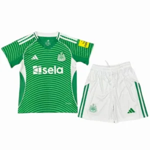 Newcastle United Niños Conjunto 2025 2026 Segunda Verde - Tuta Newcastle United Niños | escamisetasfutbol