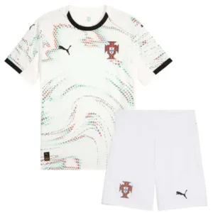 Portugal Niños Conjunto 2025 Segunda Blanco - Equipacion Portugal Niños | escamisetasfutbol