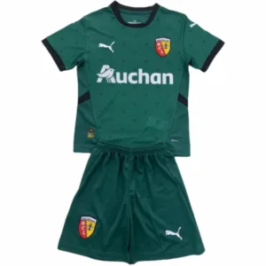 RC Lens Niños Conjunto 2024 2025 Segunda Verde - Tuta RC Lens Niños | escamisetasfutbol