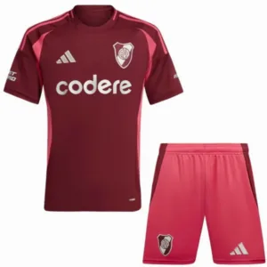 River Plate Niños Conjunto 2024 2025 Segunda Rojo - Tuta River Plate Niños | escamisetasfutbol