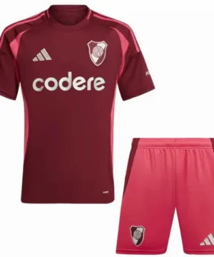 River Plate Niños Conjunto 2024 2025 Segunda Rojo - Tuta River Plate Niños | escamisetasfutbol