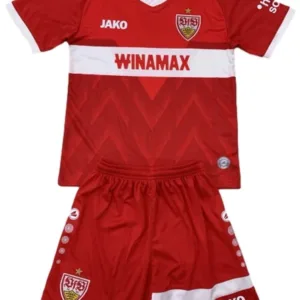 VfB Stuttgart Niños Conjunto 2024 2025 Segunda Rojo - Tuta VfB Stuttgart Niños | escamisetasfutbol