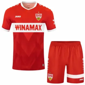 VfB Stuttgart Niños Conjunto 2024 2025 Segunda Rojo - Tuta VfB Stuttgart Niños | escamisetasfutbol