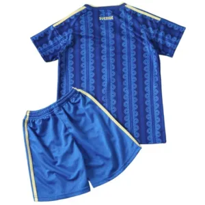 Suecia Niños Conjunto 2026 Segunda Azul - Suecia Niños Barata | escamisetasfutbol