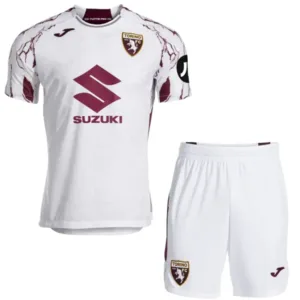 Torino Niños Conjunto 2025 2026 Segunda Blanco - Torino Niños Barata | escamisetasfutbol